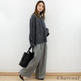 杢ストレッチチョーカー付きプルオーバー | A.NATALY | 詳細画像6