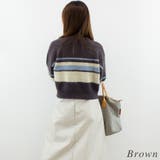 アルパカタッチボーダークロップドプルオーバー | A.NATALY | 詳細画像3 