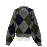 アクリルモヘアアーガイルキーネックプルオーバー | A.NATALY | 詳細画像11 