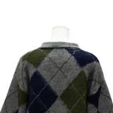 アクリルモヘアアーガイルキーネックプルオーバー | A.NATALY | 詳細画像13 