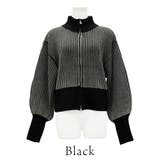 バイカラーニットジャケット | A.NATALY | 詳細画像9 