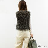 フリンジニットベスト | A.NATALY | 詳細画像2 