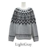 ノルディック柄Uネックプルオーバー | A.NATALY | 詳細画像9 