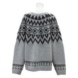 ノルディック柄Uネックプルオーバー | A.NATALY | 詳細画像11 