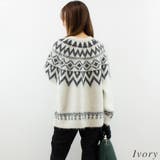 ノルディック柄Uネックプルオーバー | A.NATALY | 詳細画像1 