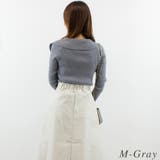 ボタン付きオフショルニット | A.NATALY | 詳細画像5 