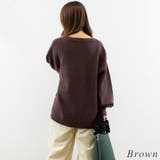 アルパカタッチVネックプルオーバー | A.NATALY | 詳細画像1 