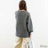 アルパカタッチVネックプルオーバー | A.NATALY | 詳細画像5 