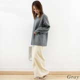 アルパカタッチVネックプルオーバー | A.NATALY | 詳細画像6 