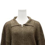 ミックスニットジップブルゾン | A.NATALY | 詳細画像12 