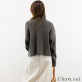 ミックスニットジップブルゾン | A.NATALY | 詳細画像1 