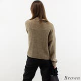 ミックスニットジップブルゾン | A.NATALY | 詳細画像5 