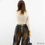 配色クールクールハイネックプルオーバー | A.NATALY | 詳細画像1 