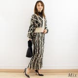 MIXフリンジニットショートカーディガン | A.NATALY | 詳細画像2 