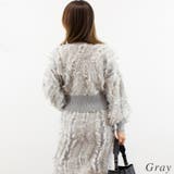 MIXフリンジニットショートカーディガン | A.NATALY | 詳細画像3 