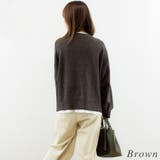 杢ストレッチレイヤード見えプルオーバー | A.NATALY | 詳細画像3 