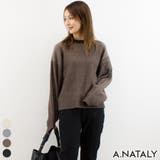 ブラウン | プレーティングリバーシブルプルオーバー | A.NATALY