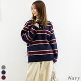 ネイビー | アルパカタッチ＋ブロードラガーシャツ | A.NATALY