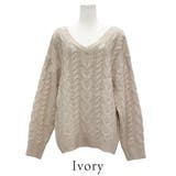 ケーブルVネックプルオーバー | A.NATALY | 詳細画像9 