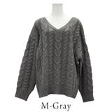 ケーブルVネックプルオーバー | A.NATALY | 詳細画像11 