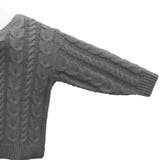 ケーブルVネックプルオーバー | A.NATALY | 詳細画像17 