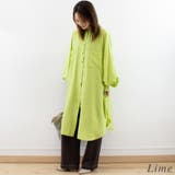 バックギャザールーズシャツワンピース | A.NATALY | 詳細画像1