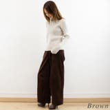 コーデュロイカーブパンツ | A.NATALY | 詳細画像3 