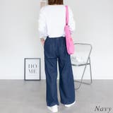 デニムオールゴムワイドパンツ | A.NATALY | 詳細画像2 
