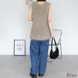 デニムオールゴムワイドパンツ | A.NATALY | 詳細画像4 