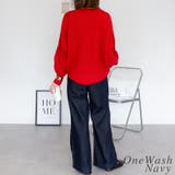 デニムオールゴムワイドパンツ | A.NATALY | 詳細画像5 