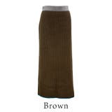 カラーヘムワイドリブニットタイトスカート | A.NATALY | 詳細画像7 