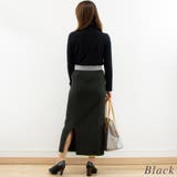 カラーヘムワイドリブニットタイトスカート | A.NATALY | 詳細画像6 