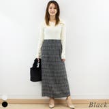 ブラック | ツイードスカート | A.NATALY