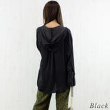 ポリエステルレーヨンフードシャツ | A.NATALY | 詳細画像7 