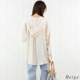 ポリエステルレーヨンフードシャツ | A.NATALY | 詳細画像3 