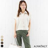 アイボリー | リネンライクレイヤードコクーンシャツ | A.NATALY