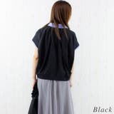 リネンライクレイヤードコクーンシャツ | A.NATALY | 詳細画像7