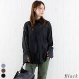 ブラック | シアー片ポケットシャツ | A.NATALY