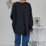 オーバーサイズ裾ラウンドカットソー | A.NATALY | 詳細画像7 