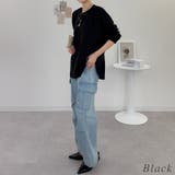 オーバーサイズ裾ラウンドカットソー | A.NATALY | 詳細画像10 