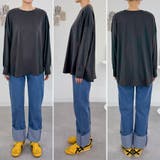 オーバーサイズ裾ラウンドカットソー | A.NATALY | 詳細画像16 