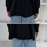 オーバーサイズ裾ラウンドカットソー | A.NATALY | 詳細画像18 