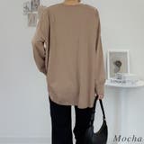 オーバーサイズ裾ラウンドカットソー | A.NATALY | 詳細画像3 