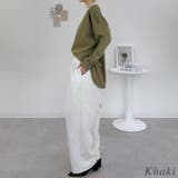 オーバーサイズ裾ラウンドカットソー | A.NATALY | 詳細画像6 