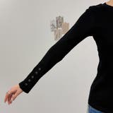 袖口ボタンリブロングTシャツ | A.NATALY | 詳細画像10 