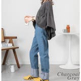 ドロップショルダーギャザースリーブカットソー | A.NATALY | 詳細画像8