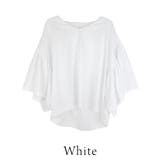 ドロップショルダーギャザースリーブカットソー | A.NATALY | 詳細画像9