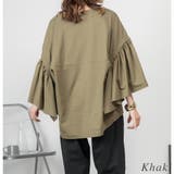 ドロップショルダーギャザースリーブカットソー | A.NATALY | 詳細画像5