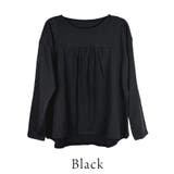 バックダブル長袖Tシャツ | A.NATALY | 詳細画像6 