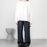 バックダブル長袖Tシャツ | A.NATALY | 詳細画像7 